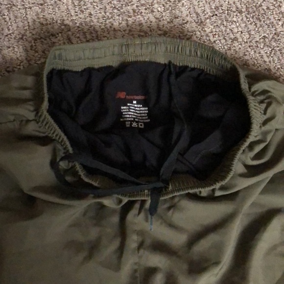 New Balance athletic green PT shorts military USMC - Picture 3 of 4